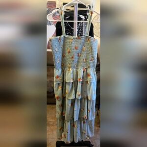 Mimi Chica floral tiered maxi dress